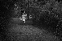 Girl Running in Dress
