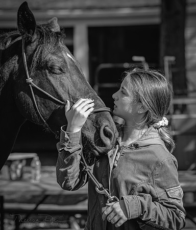 Country Girl  & Horse A